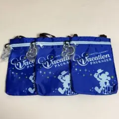 【新品未使用非売品】東京ディズニーリゾート ショルダーバッグ 3個セット