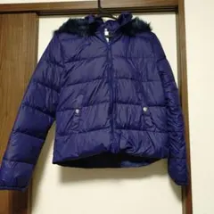CRCL McBEE ネイビー ダウンジャケット フード付き