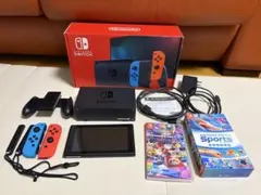 Nintendo Switch 本体 ソフト2本付 箱あり 動作確認済