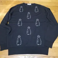 JOHN SMEDLEY ジョンスメドレー クルーネック　ニット　ペンギン柄