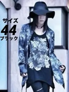 CIVARIZE Conviction ジャガードロングシャツ 44 ブラック