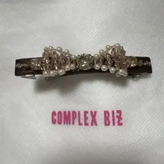 COMPLEX BIZ バレッタ パール ビジュー リボンのサムネイル
