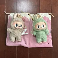 正規品 POP MART LABUBU ぬいぐるみ 2体セット