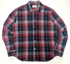 美品 希少 RADIALL ラディアル オンブレ ネルシャツ チェックシャツ