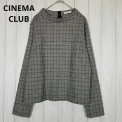 Honeys シネマクラブ Lサイズ チェック柄 シャツ プルオーバー 長袖