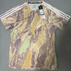 adidas マーブル柄 ランニングTシャツ Lのサムネイル