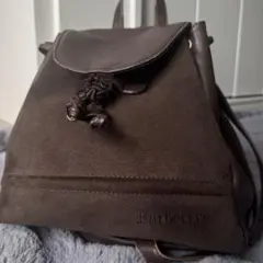 Burberrys バックパック スウェード ノバチェック ブラウン リュックのサムネイル