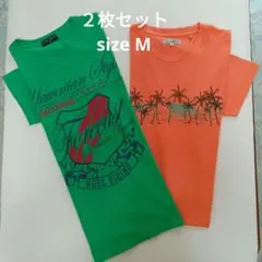 [SAGRESとOVERHEAD] プリント Tシャツ ２枚セット