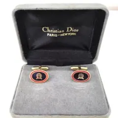 Christian Dior ディオール カフスボタン カフリンクス ゴールドのサムネイル