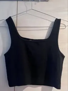 [H&M] タンクトップ　クロップド丈