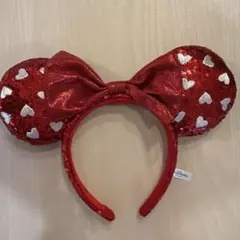 東京ディズニーリゾート 赤いハートカチューシャ