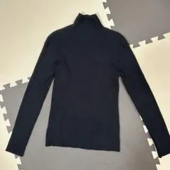 ロペピクニック ブラック ハイネックセーター