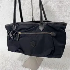 美品 Felisi フェリージ トートバッグ ナイロン×レザー 黒 F00102 Felisi（フェリージ） ハンドバッグ 17/25/DS レディース ナイロン