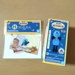 一番くじ PUPPET SUNSUN ちらりんフレンズ ステッカーセット