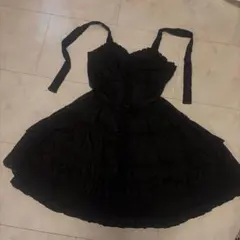 BODY LINE キャミワンピース フリル付き