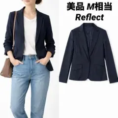 【美品】Reflect 匠ジャケット ウォッシャブル 濃紺　M相当のサムネイル