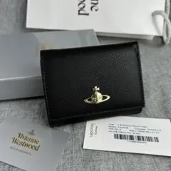 Vivienne Westwood 二つ折り財布 ブラック 988VW706 - メルカリ