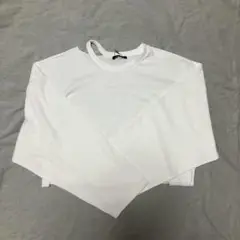 エモダ EMODA ホワイト 白￼￼￼￼￼￼￼ 衿あきカットソー Tシャツ