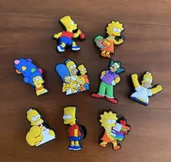 ザ・シンプソンズ クロックス ジビッツ 9個セット 2-B