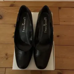 【最終値下】Romeo Valentino ブラックパンプス 23.5cm