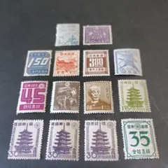 銭単位切手 (レア) 1950年~52年 昭和すかしなし 単片6種 - メルカリ