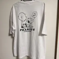 PEANUTS everyday ビッグTシャツ ホワイト ポケット付き