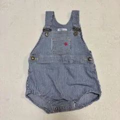 バースデイ　POLO Baby ストライプ　サロペット80サイズ