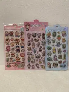 しんじゃんwaterシールとプレインロップとラブブ3枚セット
