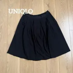 UNIQLO ユニクロ ひざ丈 タックスカート Mサイズのサムネイル
