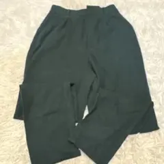 GU ダークグリーン スラックス サイズS