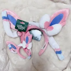 新品未使用品 ポケパーク カントー ニンフィア カチューシャ キーホルダー