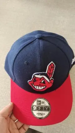 New Era 9FIFTY インディアンロゴ キャップ