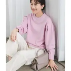 『UR TECH 200日ニット』ショルダータックプルオーバー