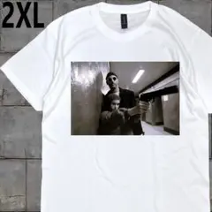 映画 LEON レオン マチルダ モノクロフォト半袖 tシャツ 白2XLサイズ