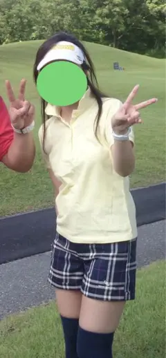 ゴルフウェア　ショートパンツ　コーデ売り　着画あり