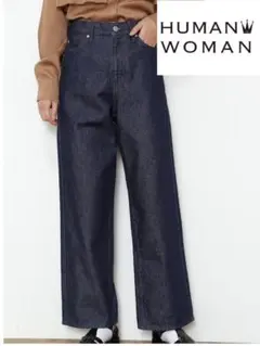 human woman　セミワイドデニム