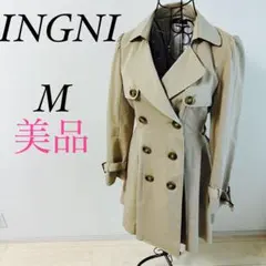 美品 INGNI トレンチコート ベージュ ミドル丈 フレア