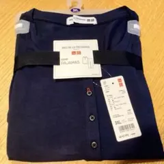 新品 ユニクロ ジャージーパジャマ 長袖 INES イネスコラボ 3XL 紺