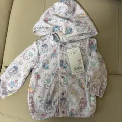ミキハウス　エコネコパーカー未使用