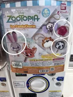 ディズニー　ズートピア　チャーム　ジュディ　フラッシュ　アイスキャンディ