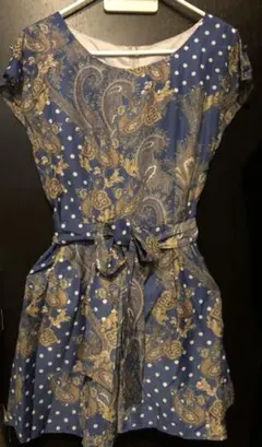 キュロットワンピース　ミニ　新品