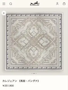 新品未使用【HERMES】カレジェアン 《馬銜・バンダナ》 - メルカリ