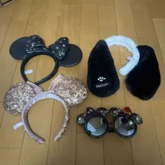 ディズニーキャラクターカチューシャ・サングラスセット
