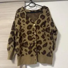 レオパード柄カーディガン Mサイズ