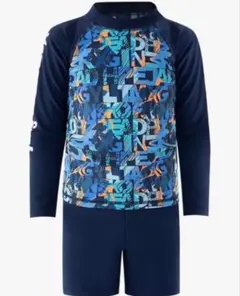 ✨️新品✨️男の子 水着セット 120cm ネイビー 3点セット ラッシュガード