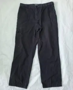 dockersドッカーズワークパンツカーゴ黒長ズボン 古着ストリートミリタリー軍のサムネイル