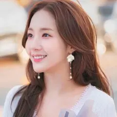 ロングピアス シェル花びら 結婚式 ブライダル ウェディング