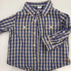 baby GAP チェック柄長袖シャツ 18-24ヶ月