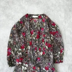 AE10192 ZARA 長袖トップス ワインレッド ネイビー レディース - メルカリ