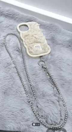 メタルビーズコンビ　ショルダーストラップ　LAKOLE